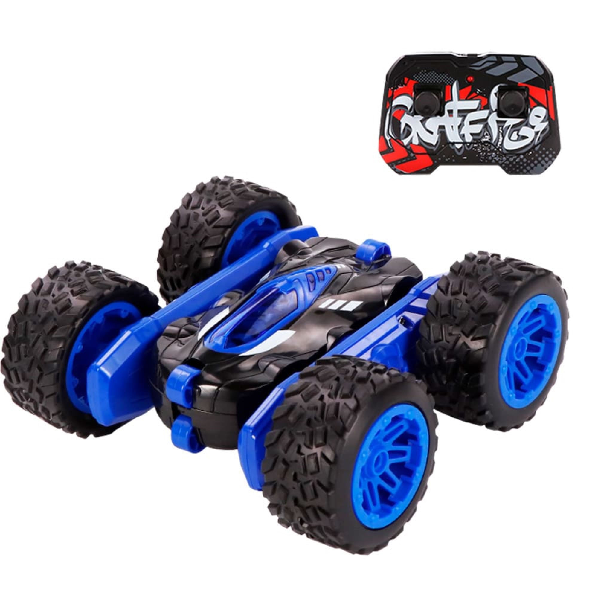 Auto Rojo Radio Control Gadnic Monster Todo Terreno Ruedas Gira 360°